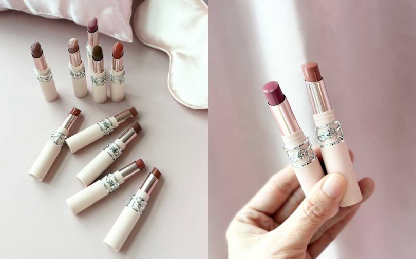 YSL情挑裸吻煙霧唇膏／1,650元（圖／吳雅鈴攝）