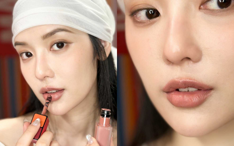 精心設計過的智慧刷頭，不須重複沾取一筆塗上即完美！（圖／吳雅鈴攝）