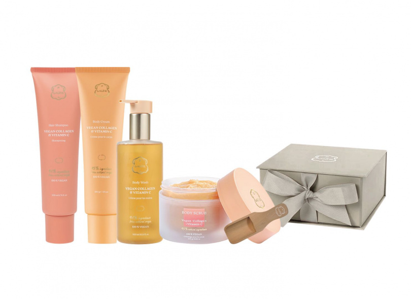 Laline 膠原蛋白維C光澤肌禮盒 / 4,580元。（圖／品牌提供）