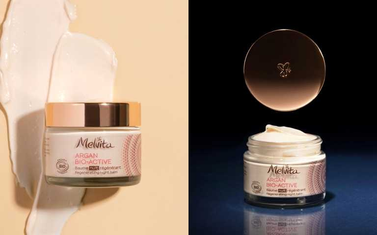 Melvita摩洛哥堅果活酵緊提晚霜50ml／2,780元  可以幫助重塑年輕肌膚，為肌膚抹去疲倦老態。（圖／品牌提供）