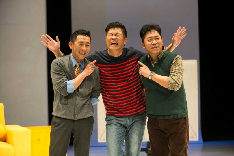 卜學亮（右）早在劇場深耕多年，光是今年在果陀劇場就有三齣舞台劇的演出。（圖／果陀劇場提供）