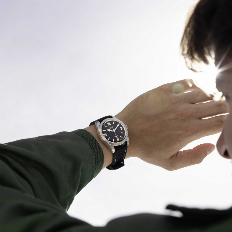 TUDOR Ranger／皮膠合成錶帶搭配摺扣及鋼保險扣／90,000元（圖／品牌提供）