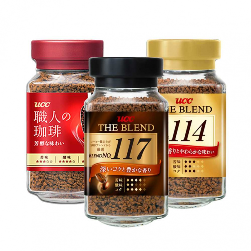 momo獨規「UCC」117即溶咖啡，極品享受日本原裝進口的濃醇香。