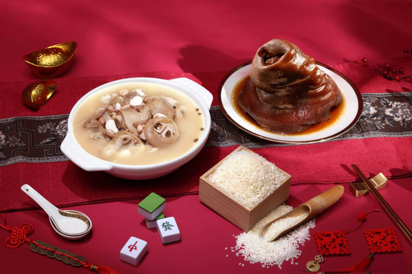 city’super今年首度引進台灣頂級肉品「香草豬」與石虎米以永續概念合作推出的「 香草豬 早稻財庫年菜組」售價1688元組。