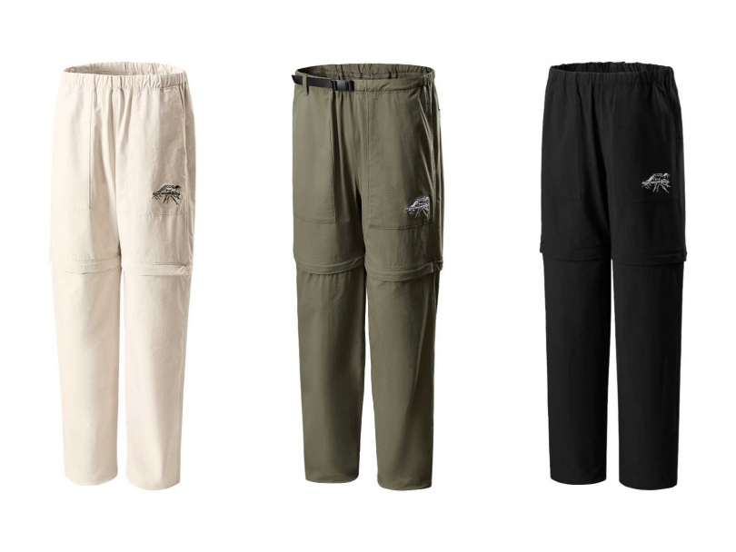 【ECCO X White Mountaineering】四面彈防潑水可拆式工裝褲/8,800元(圖/ECCO提供)