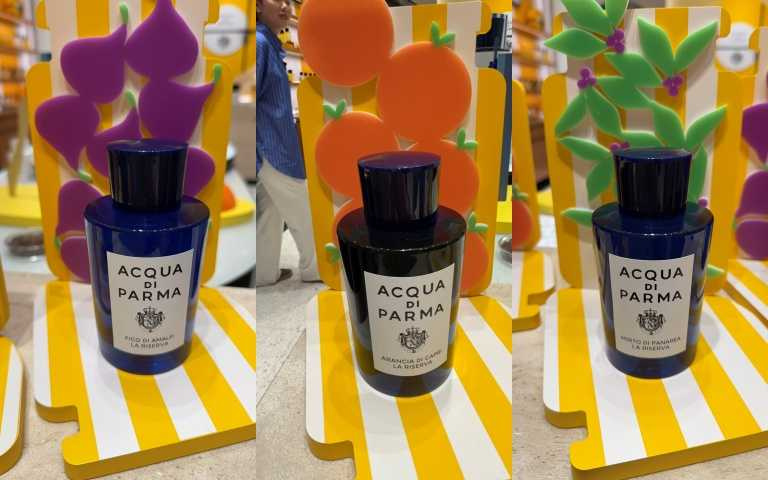 Acqua di Parma 地中海珍釀淡香精系列一次獻上三款(圖/黃筱婷攝)