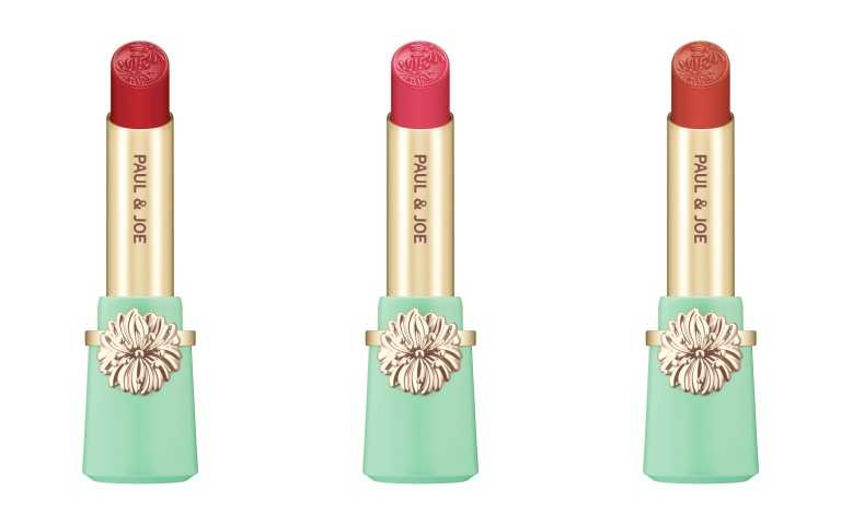 PAUL & JOE 西洋菊高光持色唇膏#27,#28 3g / 960元（蕊＋盒）（圖／品牌提供）