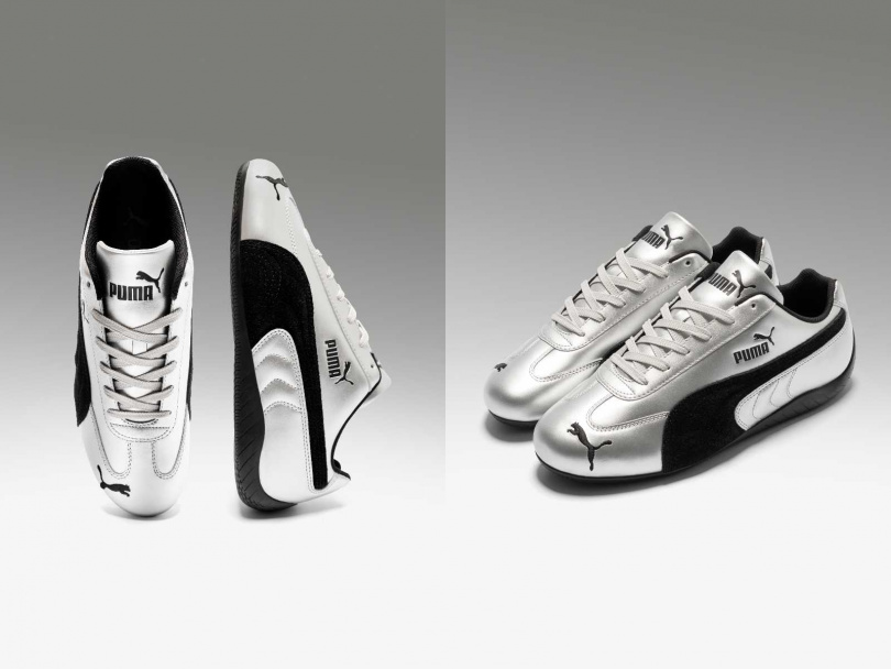 PUMA SPEEDCAT Metallic 銀速賽車鞋／3,280元（圖／品牌提供）