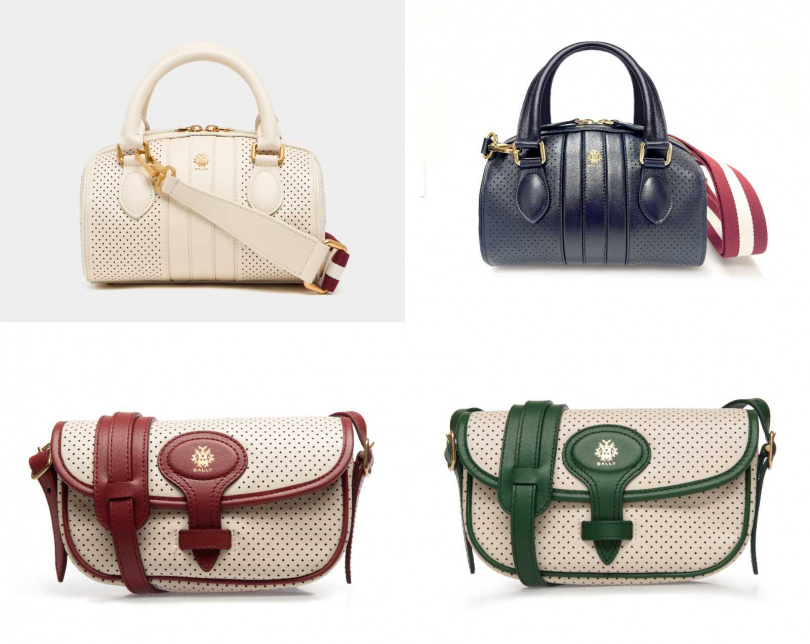 TENNIS BAULETTO保齡球包／44,800元，TENNIS BECKETT小斜背包／33,800元（圖／品牌提供）