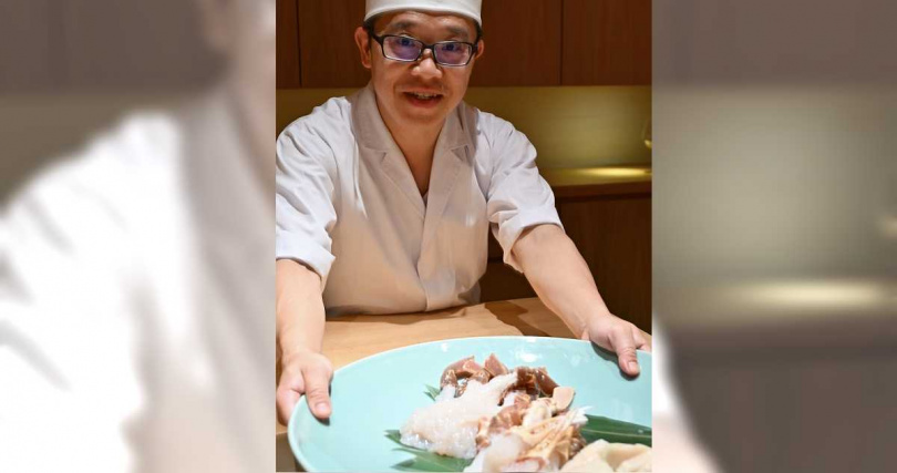末冨康雄主廚快閃舉辦割烹盛宴,讓饕客享受日本大師級手藝。(圖/匠樂提供)