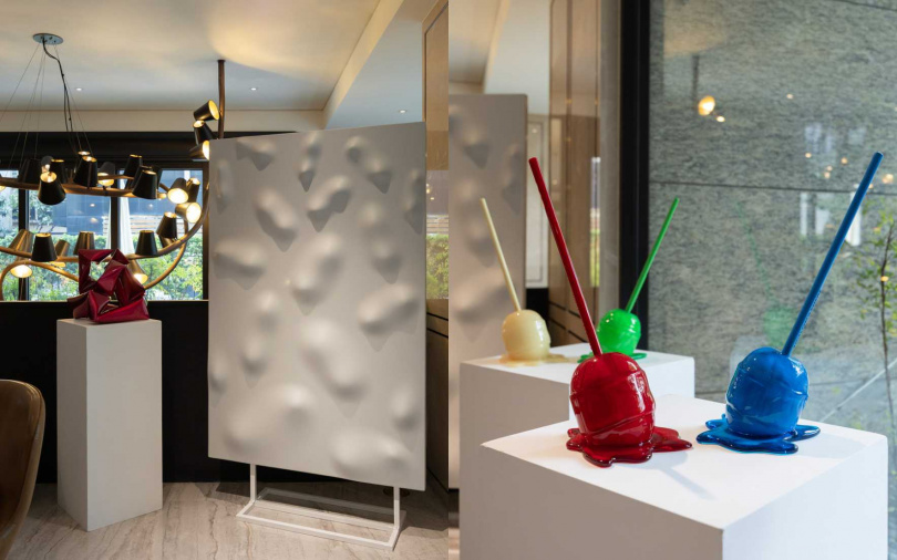 Hotel MVSA ╳ Bluerider ART《白玉》國際藝術家群展。（圖／慕舍酒店提供）