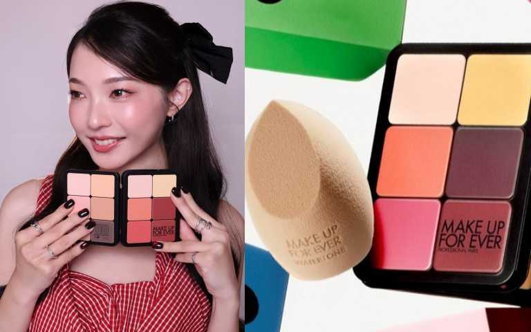 MAKE UP FOR EVER HD SKIN粉無痕全能亮顏粉霜盤-亞洲限定,贈全能美妝蛋/2,800元。(圖/品牌提供)