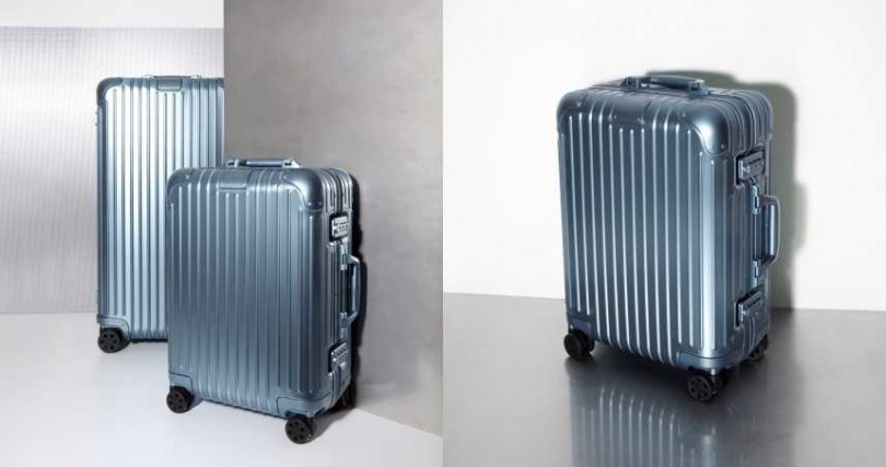RIMOWA Original 系列限定新色 Arctic Blue 北極藍之行李箱由 10 月 6 日起於全台 RIMOWA專門店限量發售。（圖／品牌提供）