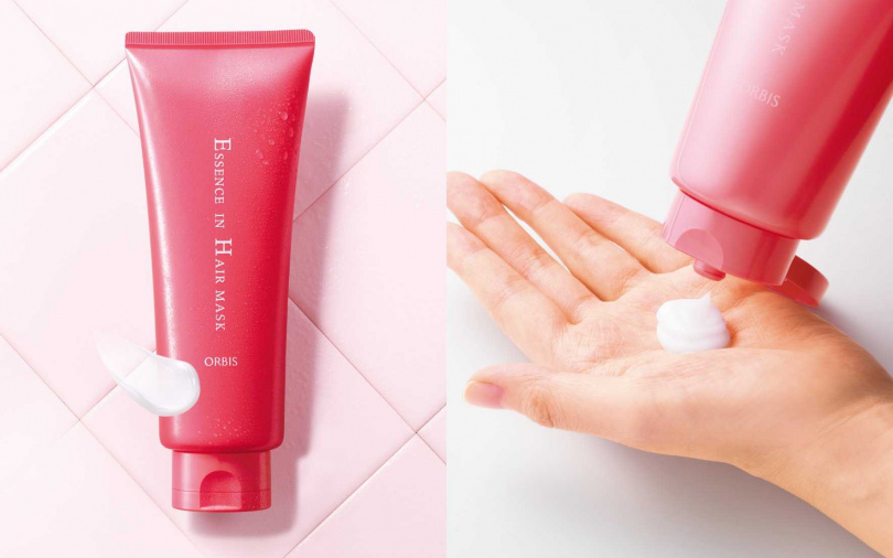 想讓髮絲散發光澤感,可嘗試ORBIS的「瞬效護髮精華髮膜」,可將美容液成分浸透至頭髮內層,讓髮尾滑順一梳到底不打結,擁有閃耀亮澤的天使光圈。(圖/品牌提供)