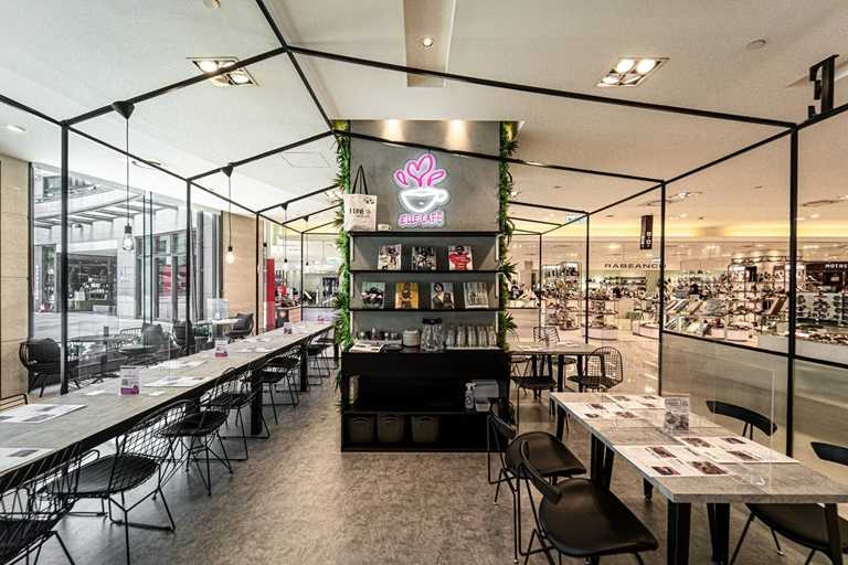 ELLE CAFÉ Taiwan 為全球首間新型態的現代法式風格體驗空間，融合摩登、經典與趣味為發想重點。