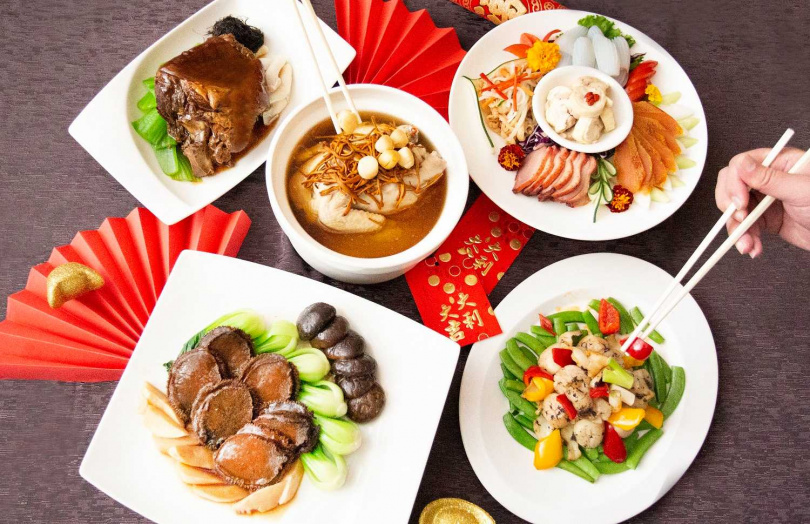「福虎旺年」為中式年菜組合。