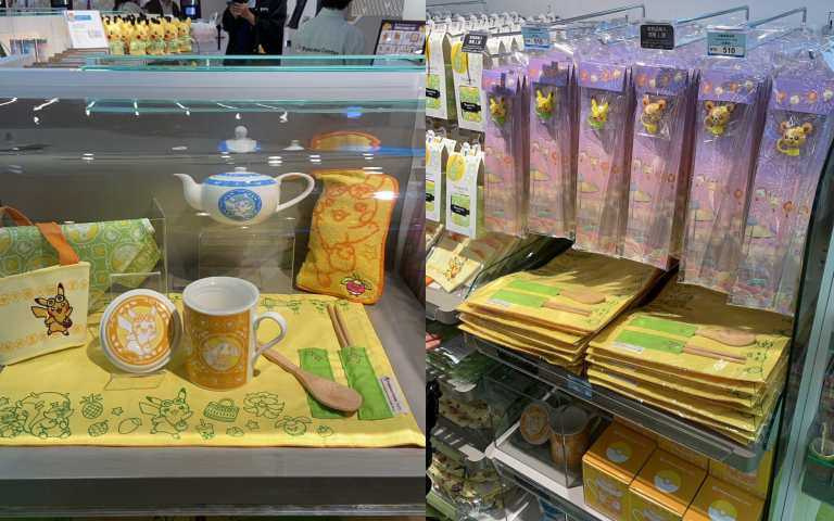 台灣限定茶壺、杯款、環保筷、擦手巾等周邊商品都有唷！（圖／黃筱婷攝）