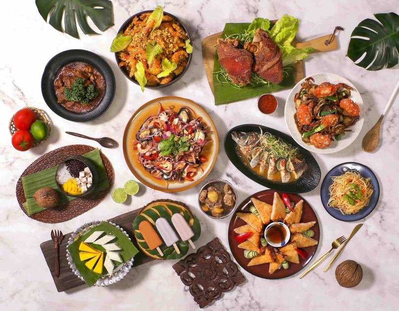 台北花園大酒店饗聚廚房自3/18至4/30止，推出「東南亞美食節」，讓饕客盡情享用一系列經典澎湃自助盛宴，充分滿足視覺與味蕾的感動。