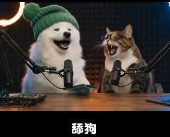 貓狗AI播客節目近期正夯。（圖／翻攝自臉書）