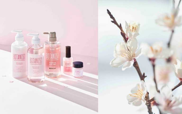 BOTANIST推出 2022年春季限定櫻花系列Sakura Brings Happiness」的洗潤髮系列。(圖／品牌提供)
