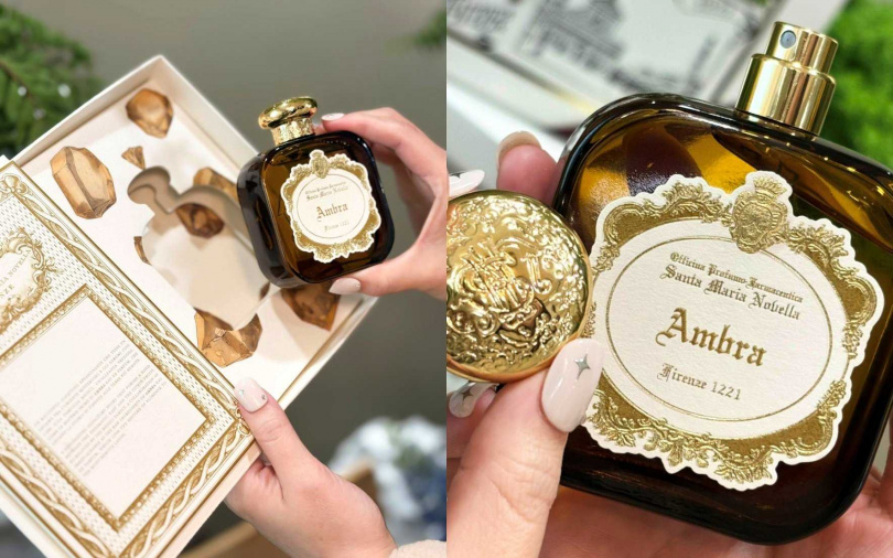 Santa Maria Novella麥地奇琥珀淡香精100ml／9,200元（圖／吳雅鈴攝）
