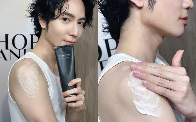 KANEBO 寵愛呵護身體磨砂膏 220g／1,750元（圖／廖怡婷 攝）