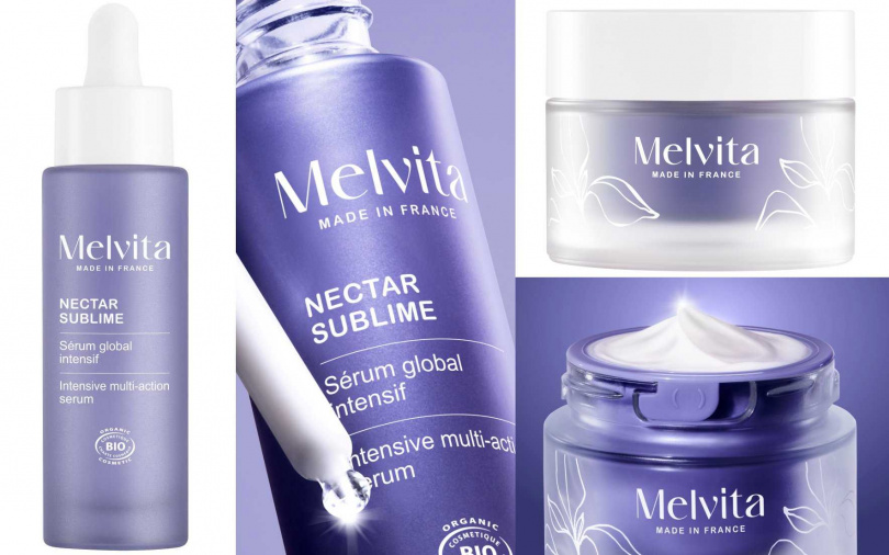 Melvita植萃全能青春精華30ml/3,580元、植萃全能青春霜50ml/3,280元(圖/品牌提供)