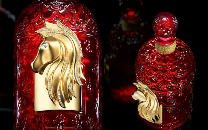嬌蘭摯紅幸運淡香精奢鑽金馬蜂印瓶／19,500元（圖／品牌提供）