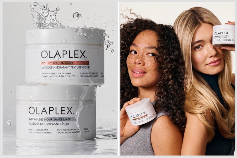 OLAPLEX 歐啦深層保濕護髮膜200ml/1,980元、OLAPLEX 歐啦輕盈滋養護髮膜200ml/1,980元。(圖/品牌提供)