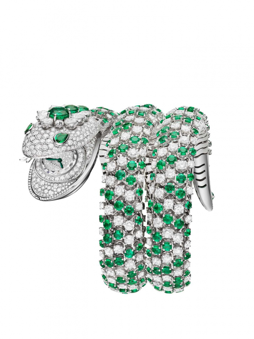 BVLGARI SERPENTI MISTERIOSI PALLINI 頂級珠寶神秘腕錶(圖/品牌提供)