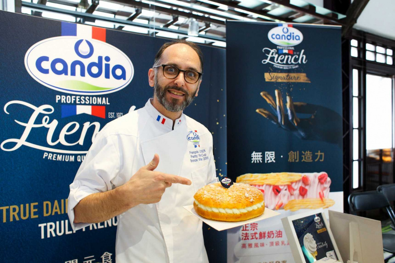 開元食品邀請肯迪雅全球品牌大使及2009年西點世界杯銅牌得主Francois Galtier （高爾蒂亞）主廚特別來台展演。