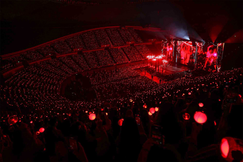 j-hope於24日、25日一連兩天在林口開唱，吸引近2萬人朝聖。（圖／Live Nation Taiwan提供）