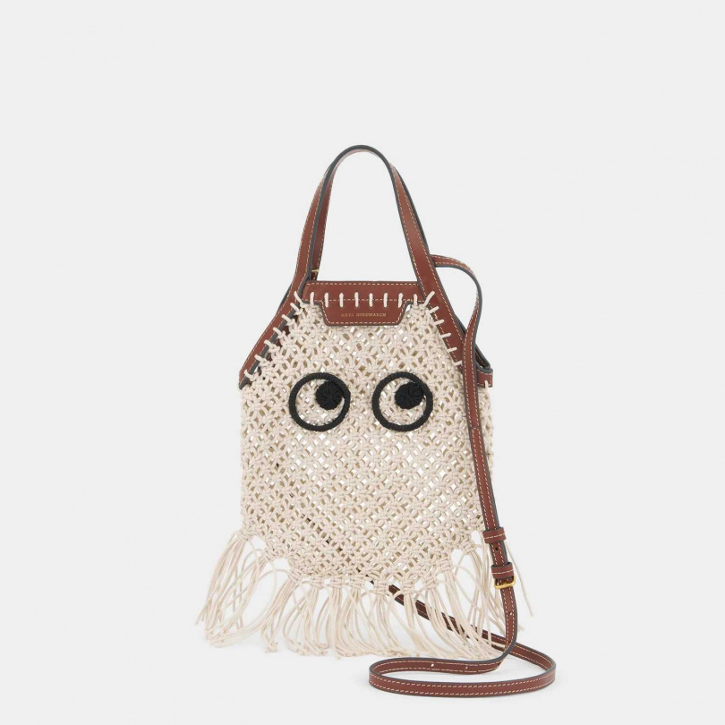 Anya Hindmarch Macrame眼睛流蘇包/19,580元(圖/CLUB DESIGNER提供)