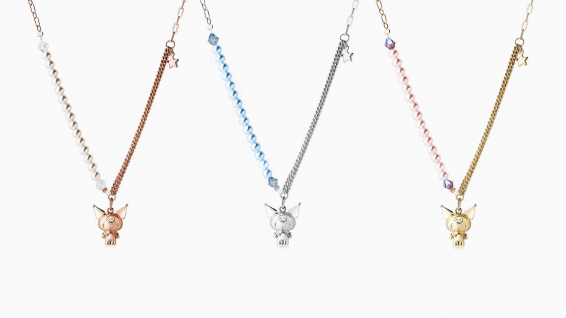 Lucy's x Kuromi限量聯名Sweet pearl 珍珠項鍊/995元(圖/品牌提供)