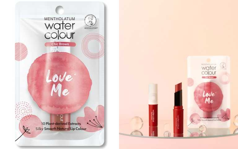 曼秀雷敦 Water Colour 水彩潤唇膏#06柔暮棕、#01閃耀紅、#02暖陽橙 2g/170元(圖/品牌提供)