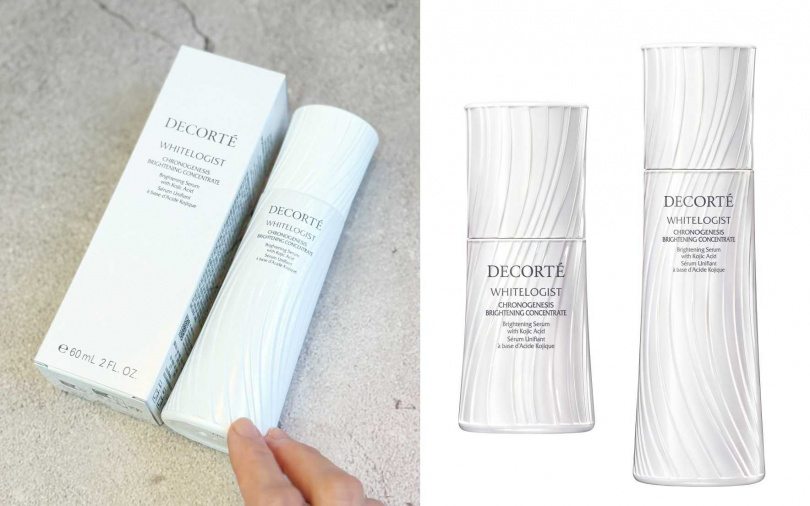 黛珂瑩潤粹白極光煥采精粹30ml/2,700元、60ml/4,500元(圖/吳雅鈴攝、品牌提供)