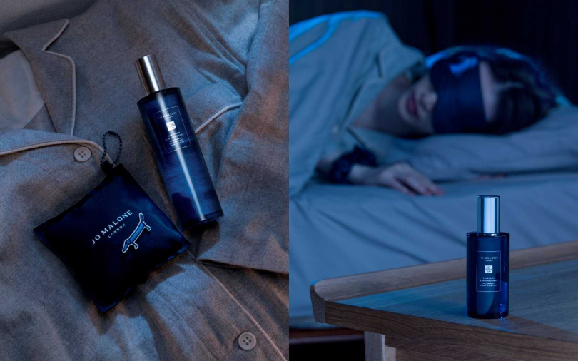 3/6起至全台Jo Malone London專門店選購薰衣草與白雪松織品噴霧100ml,可享「Jo Malone London舒壓枕頭吊飾乙份」。(圖/品牌提供)