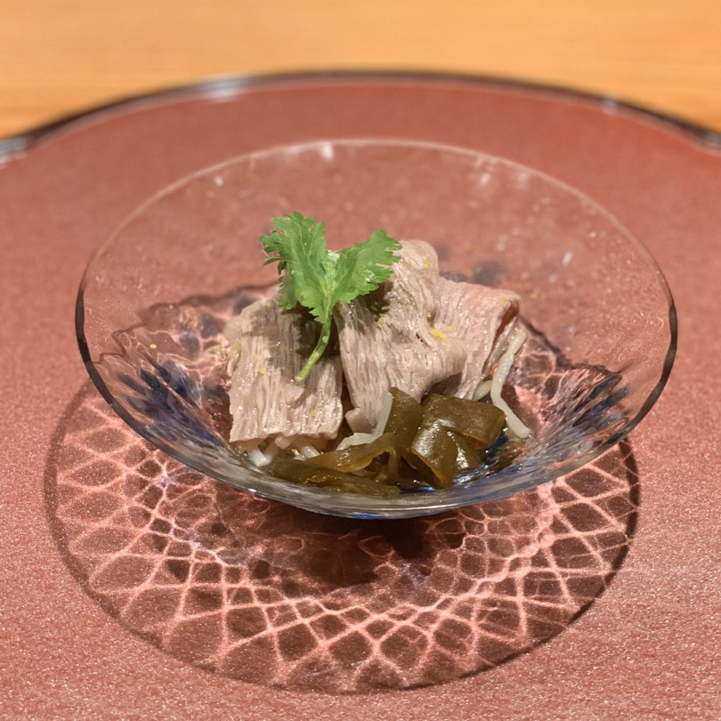 日本A5和牛白灼。(圖/樂軒和牛割烹提供)