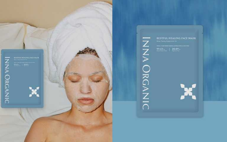 Inna Organic 藍艾菊舒眠修護精油面膜 23ml / 240元(圖/品牌提供)