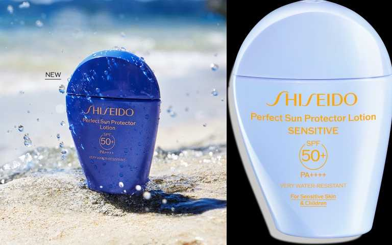 資生堂國際櫃新豔陽・夏水離子熱防禦隔離露N SPF 50+ PA++++ 50ml / 1,800元;資生堂國際櫃新豔陽・夏水離子溫和防曬乳N SPF 50+ PA++++ 50ml / 1,800元。(圖/品牌提供)