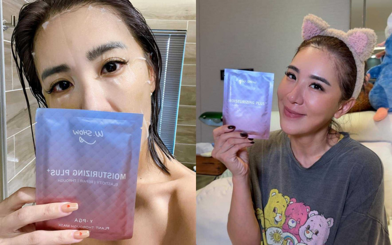 可說是最佳代言人的小禎,對W.SHOW的全效保濕面膜可是真心愛用,時常在IG上分享她的敷臉實況。(圖/品牌提供、取自小禎IG)