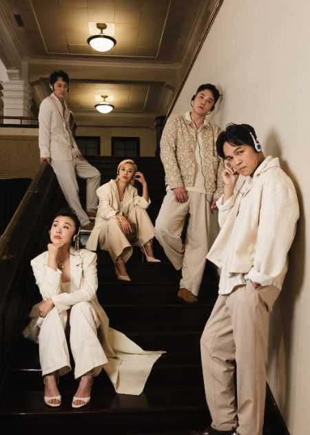 右前：徐詣帆 左前：張仰瑄 後由右至左：盧學叡、方宥心、于浩威。（圖片提供／臺北市立國樂團）