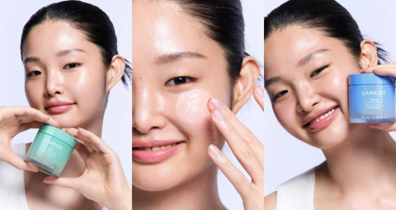 LANEIGE 超能亮睡美人晚安面膜 70ml／1,100元、超修護睡美人晚安面膜 60ml／1,150元（圖／品牌提供）