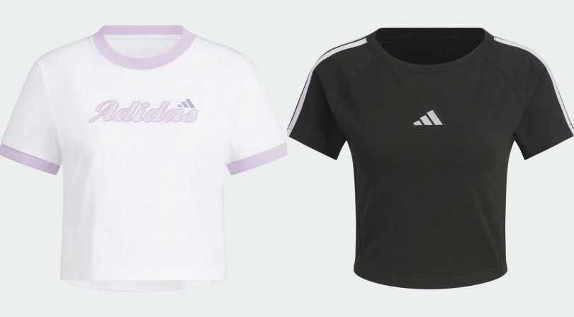 白色短版上衣/1,290元,黑色短版上衣/1,090元(圖/品牌提供)