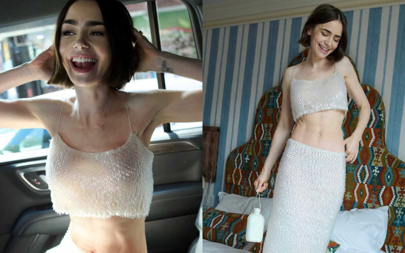 （圖／取自lilycollins IG）