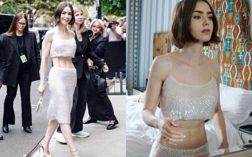 （圖／翻攝自小紅書、取自lilycollins IG）