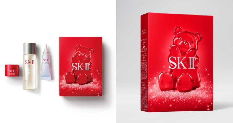 SK-II PITERA™晶透奇肌套裝／3,290元  內含青春露75ml+光蘊恆璨煥亮精華 10ml+肌源賦能煥顏活膚霜15g。（圖／品牌提供）