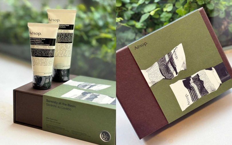 Aesop靜澈之間-肌膚保養二重奏／3,300元（圖／吳雅鈴攝）