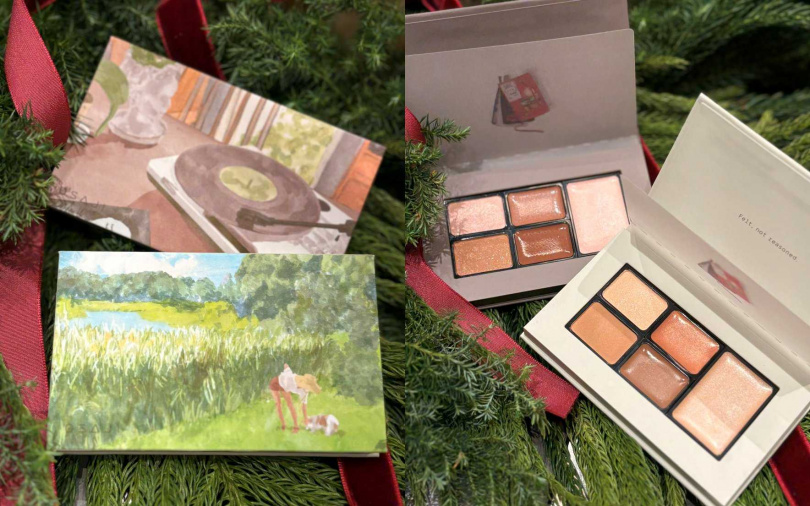 OSAJI手繪紀念彩影盤#31、#32／各1,600元（圖／吳雅鈴攝）