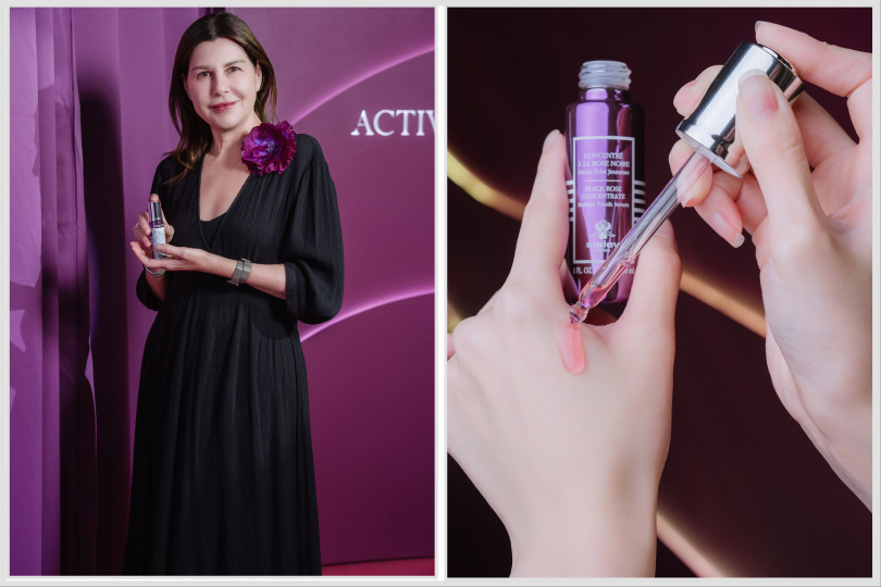 Sisley亞太區行銷總監Nathalie特別帶來全新黑玫瑰彈潤水光菁萃！